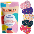 Hide & See Dreamer 50 pack pouch beside its five eye patch designs