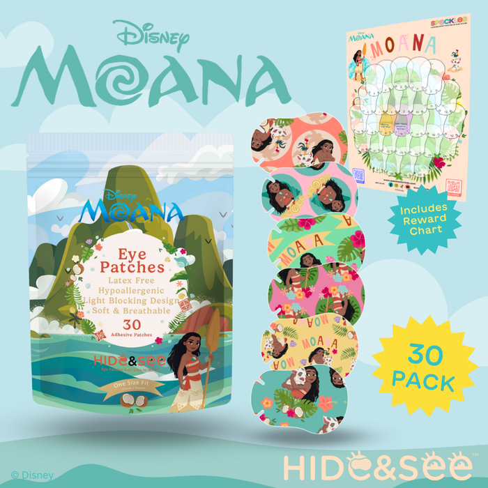 Disney Moana 30 pack pouch with its patch designs and reward chart