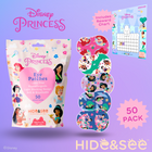 Disney Princess 50 pack pouch with its patch designs and reward chart