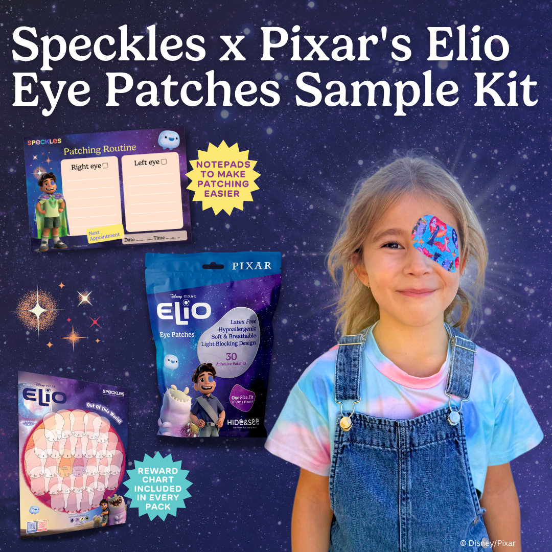 Speckles x Pixar's Elio Hide & See Eye Patches Sample Kit