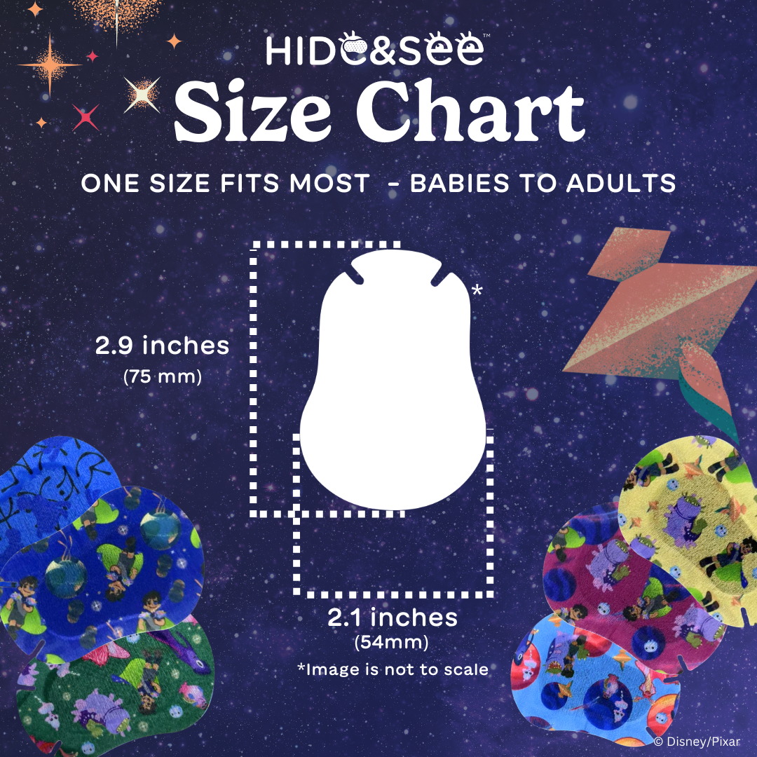 Speckles x Pixar's Elio Hide & See Eye Patches Sample Kit