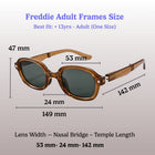 Freddie - Foldable Sunglasses Kids & Adult