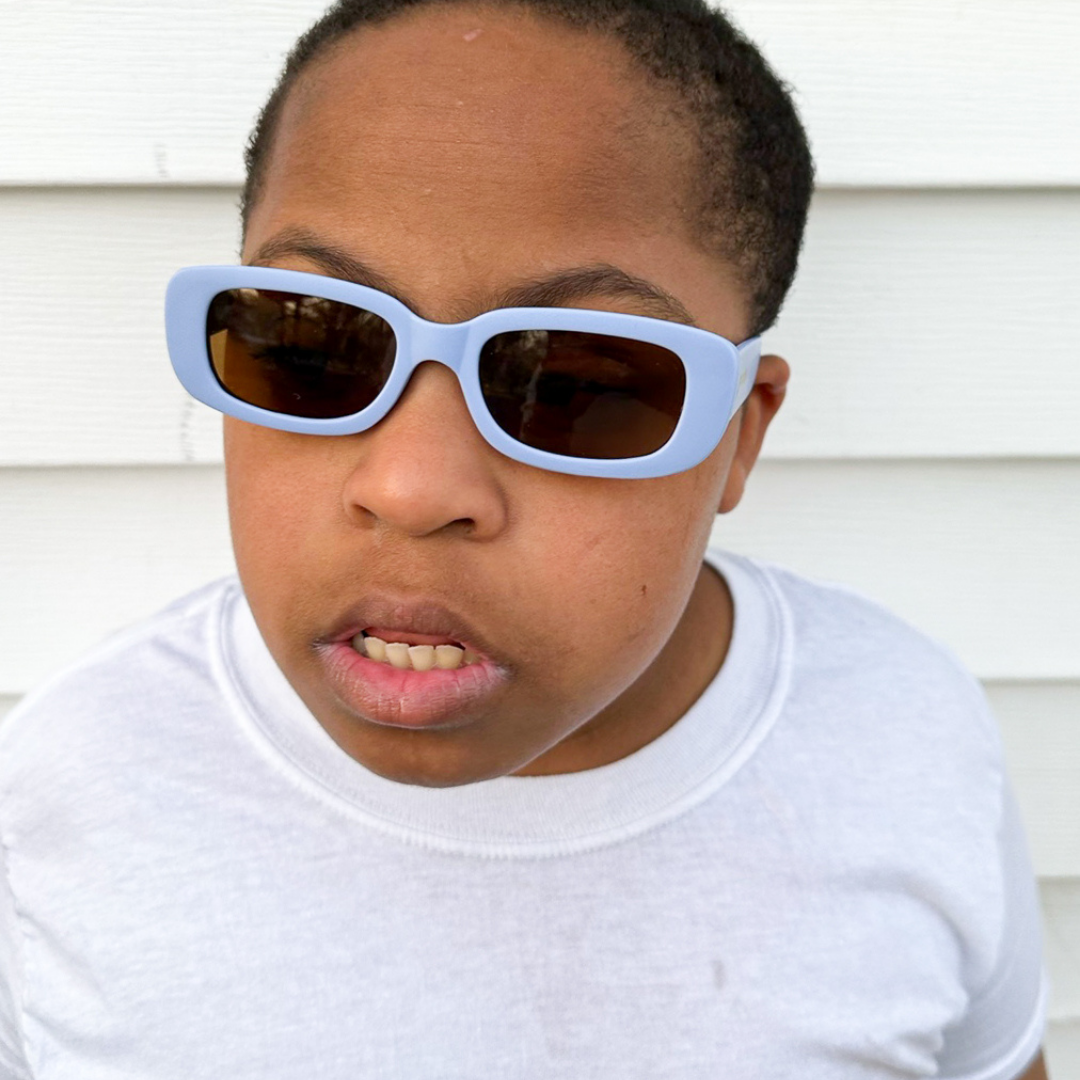 Kids white sunglasses on sale
