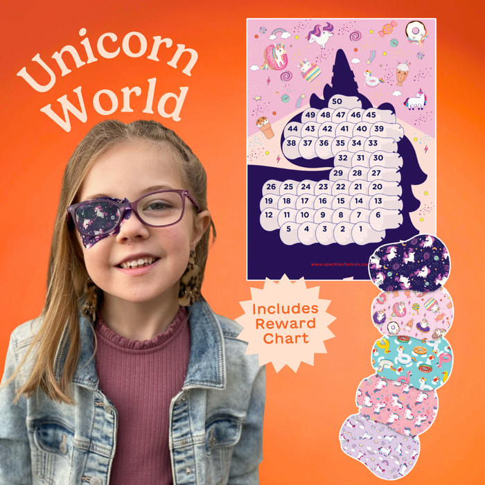 HIDE&SEE Eye Patches - Unicorn World Pack*