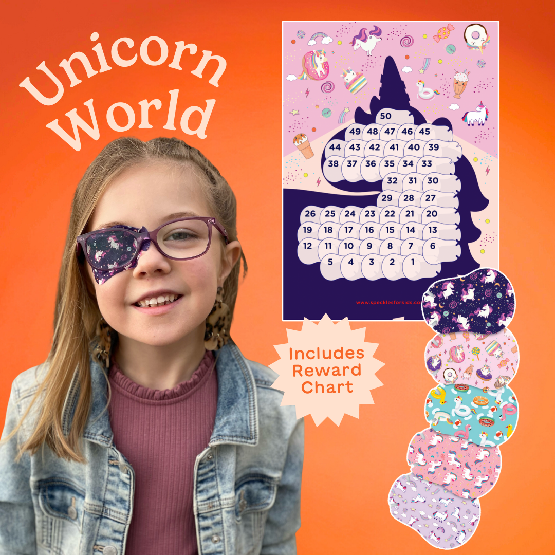 HIDE&SEE Eye Patches - Unicorn World Pack