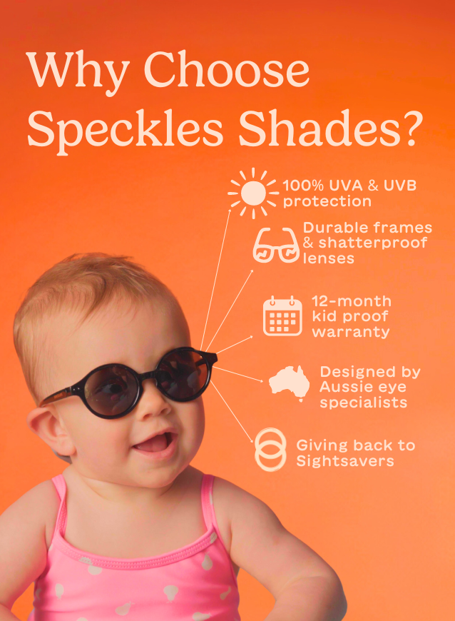 Kids Sunglasses UV Protection Stylish Designs Speckles Shades SPECKLES FOR KIDS