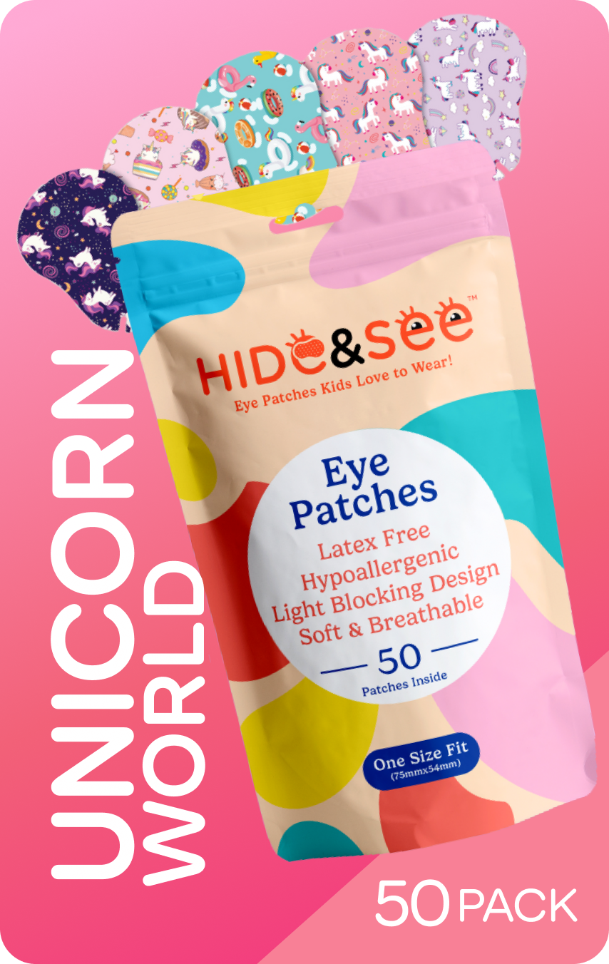 HIDE&SEE Eye Patches - Unicorn World Pack